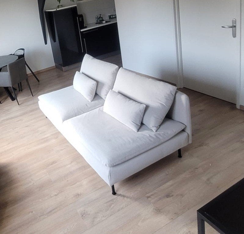 €50 meeneemprijs! Soderhamn bank beige, Ophalen, Gebruikt, 75 tot 100 cm