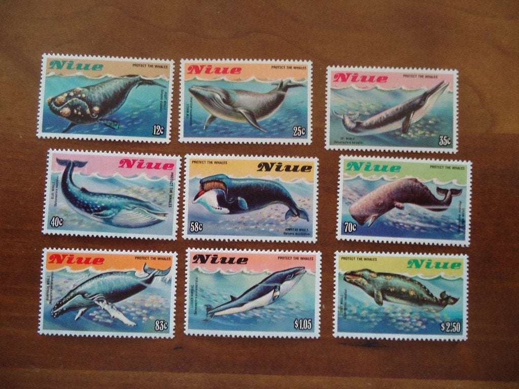 Walvissen Niue 1983, mi. 502-10 postfris, Ophalen of Verzenden, Postfris, Dier of Natuur