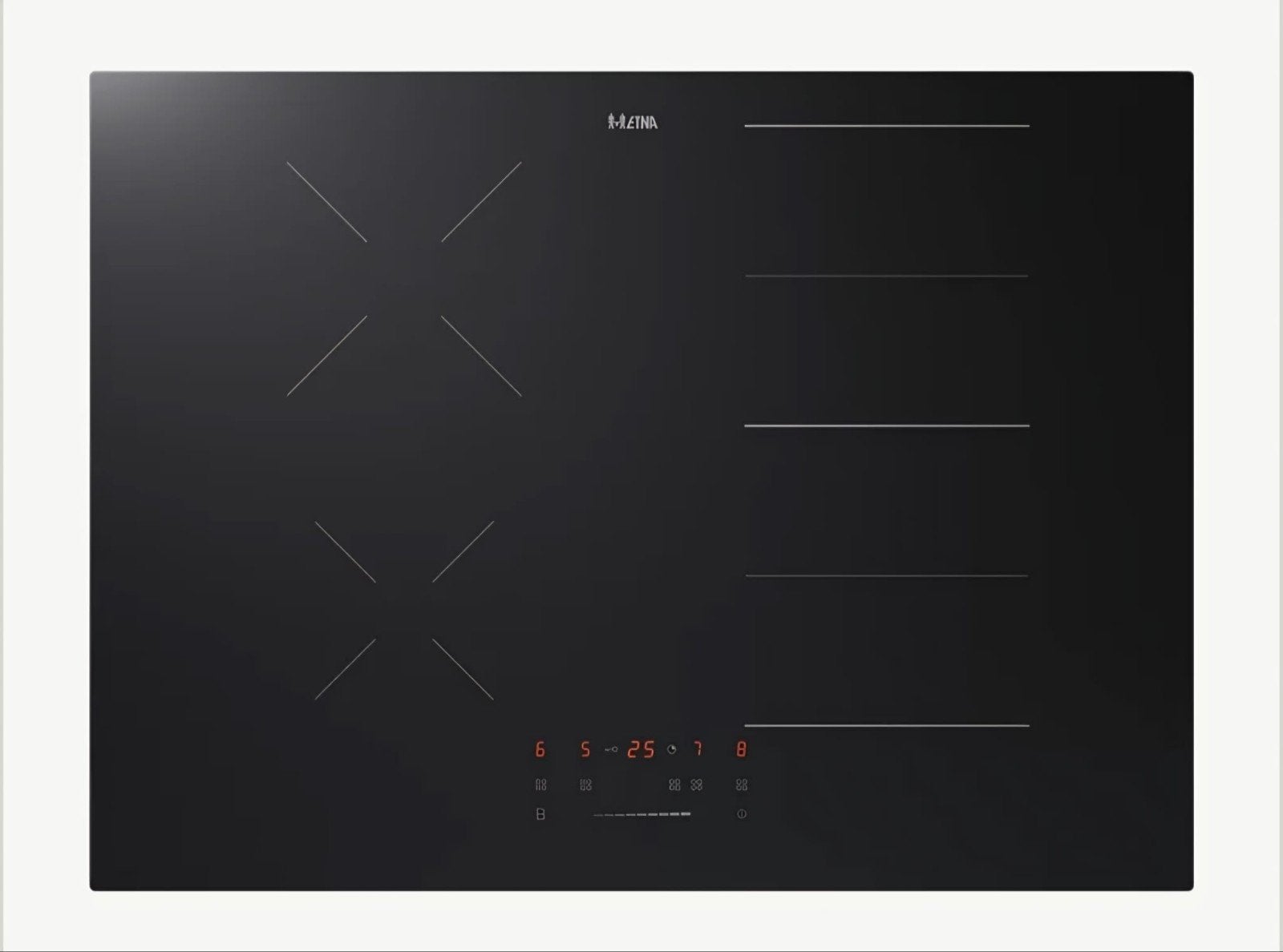 ETNA KIF370ZT Inductiekookplaat – Nieuw, Witgoed en Apparatuur, Kookplaten, Nieuw, Inbouw, Inductie, 4 kookzones, Ophalen of Verzenden