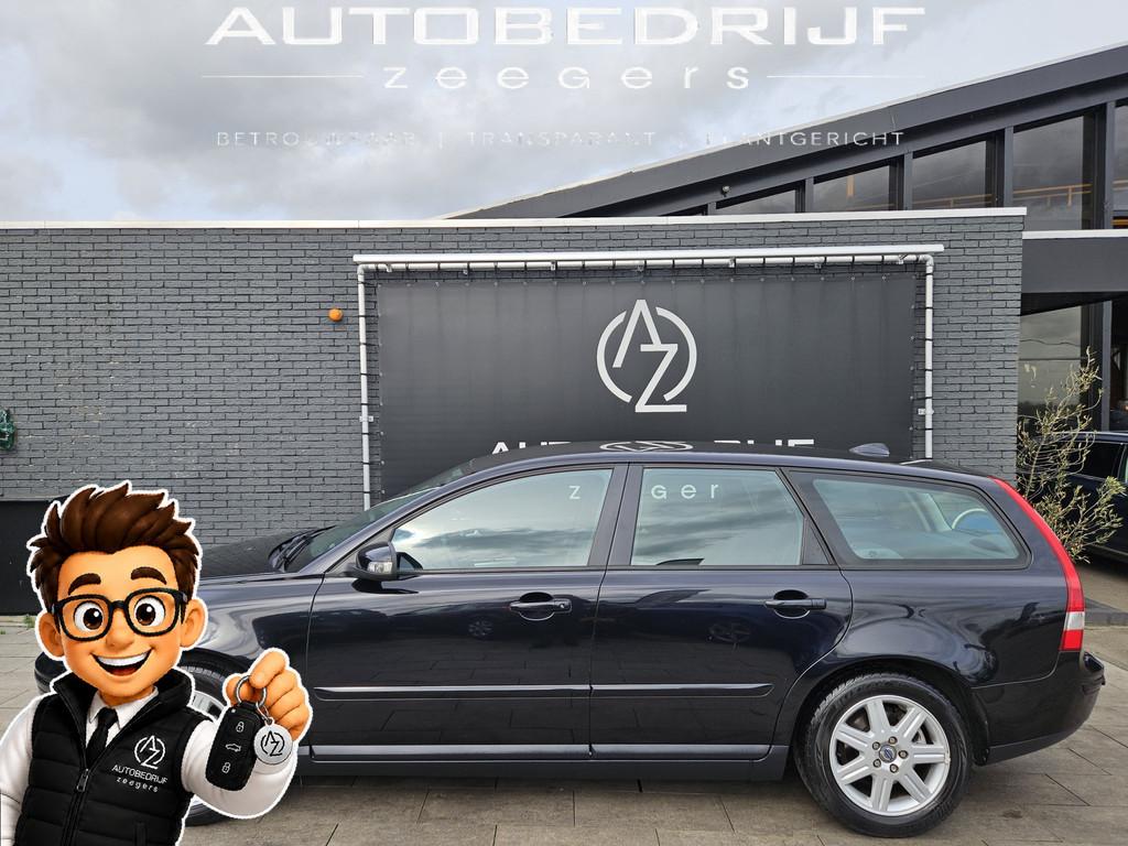 Volvo V50 1.8 Edition II *Well-Kept*AC*CC* (bj 2007), Auto's, Voorwielaandrijving, 4 cilinders, Zwart, 126 pk