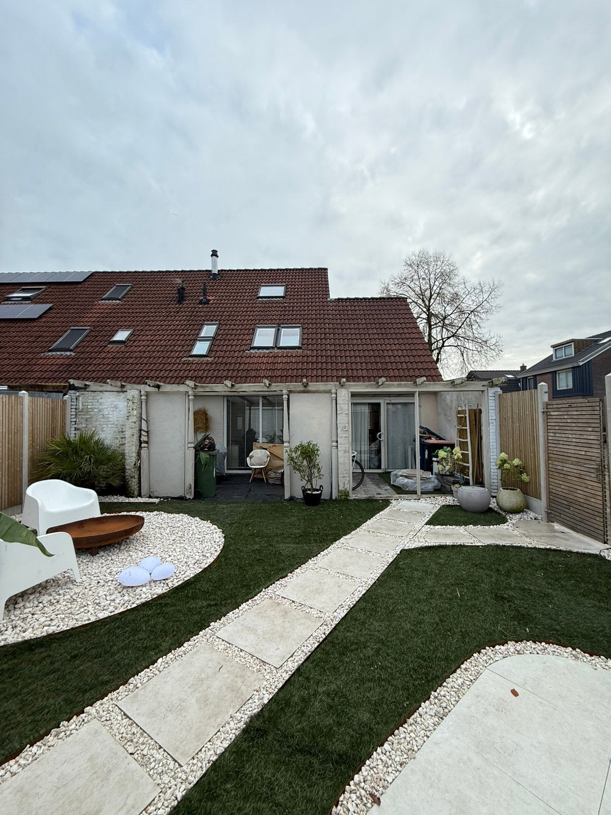 Overkapping glas en hout 11m lang x 3m diep, Tuin en Terras, Overkappingen, Ophalen of Verzenden, Gebruikt, Veranda