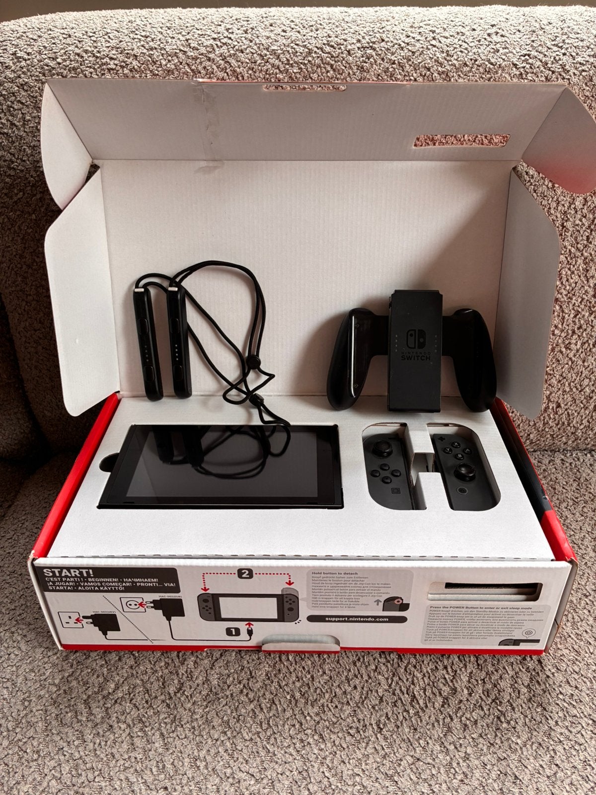 Complete Nintento Switch 32GB, Gebruikt, Zwart, Dsi, Ophalen of Verzenden