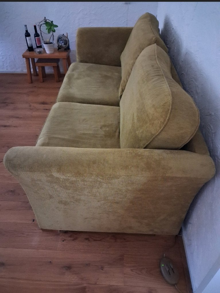 4 zits Bankstel, Huis en Inrichting, Ophalen, Hout, Gebruikt, 75 tot 100 cm