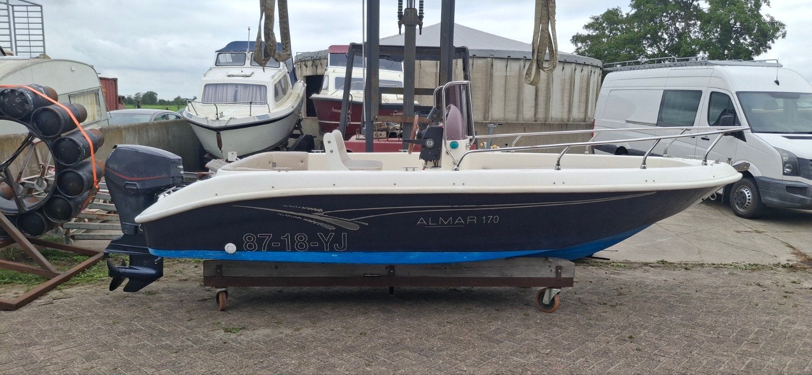 Inruil Koopje  Almar 510 centerconsole evinrude 40 pk e tec, Gebruikt, Ophalen of Verzenden, 40 pk, Met afstandsbediening