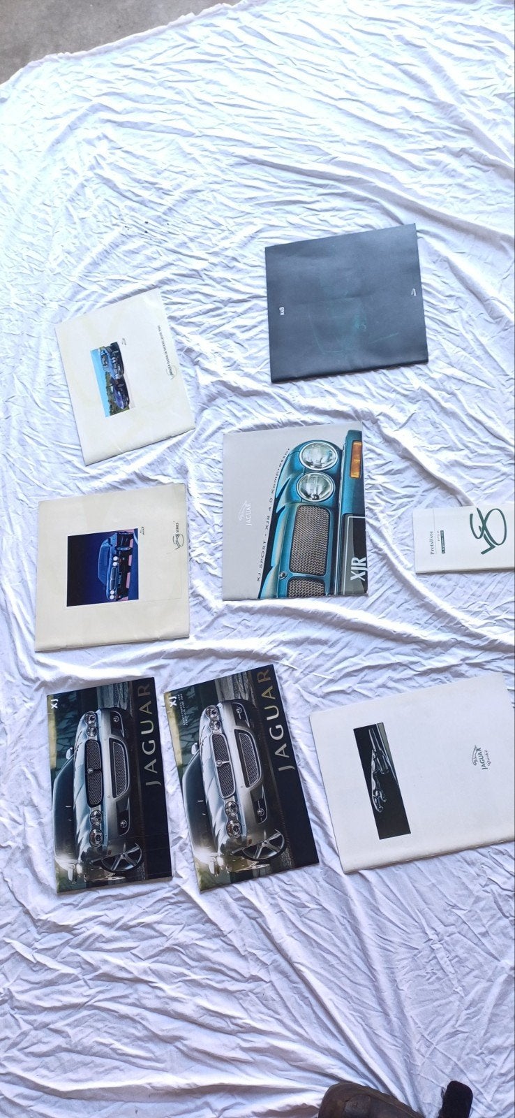 7 folders jaguar xj  xjr  xk8, Ophalen of Verzenden, Zo goed als nieuw, Overige merken