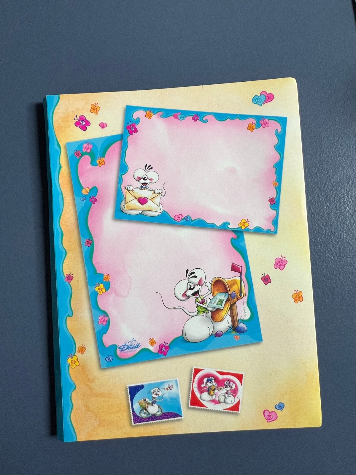 Diddl briefpapier, enveloppen en postzegels - ongebruikt, Ophalen of Verzenden, Diddl, Zo goed als nieuw, Papier, Kaart of Schrift