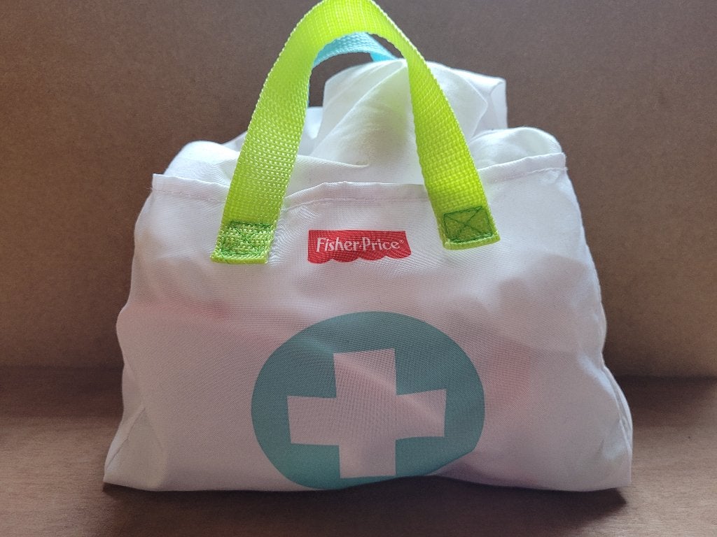 Fisher-Price dokterstas met doktersset en accessoires, Ophalen of Verzenden, Zo goed als nieuw, Speelset