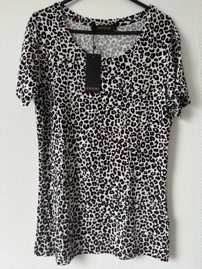 Nieuw Supertrash panterprint shirt M, Verzenden, Nieuw, Maat 38/40 (M), Korte mouw