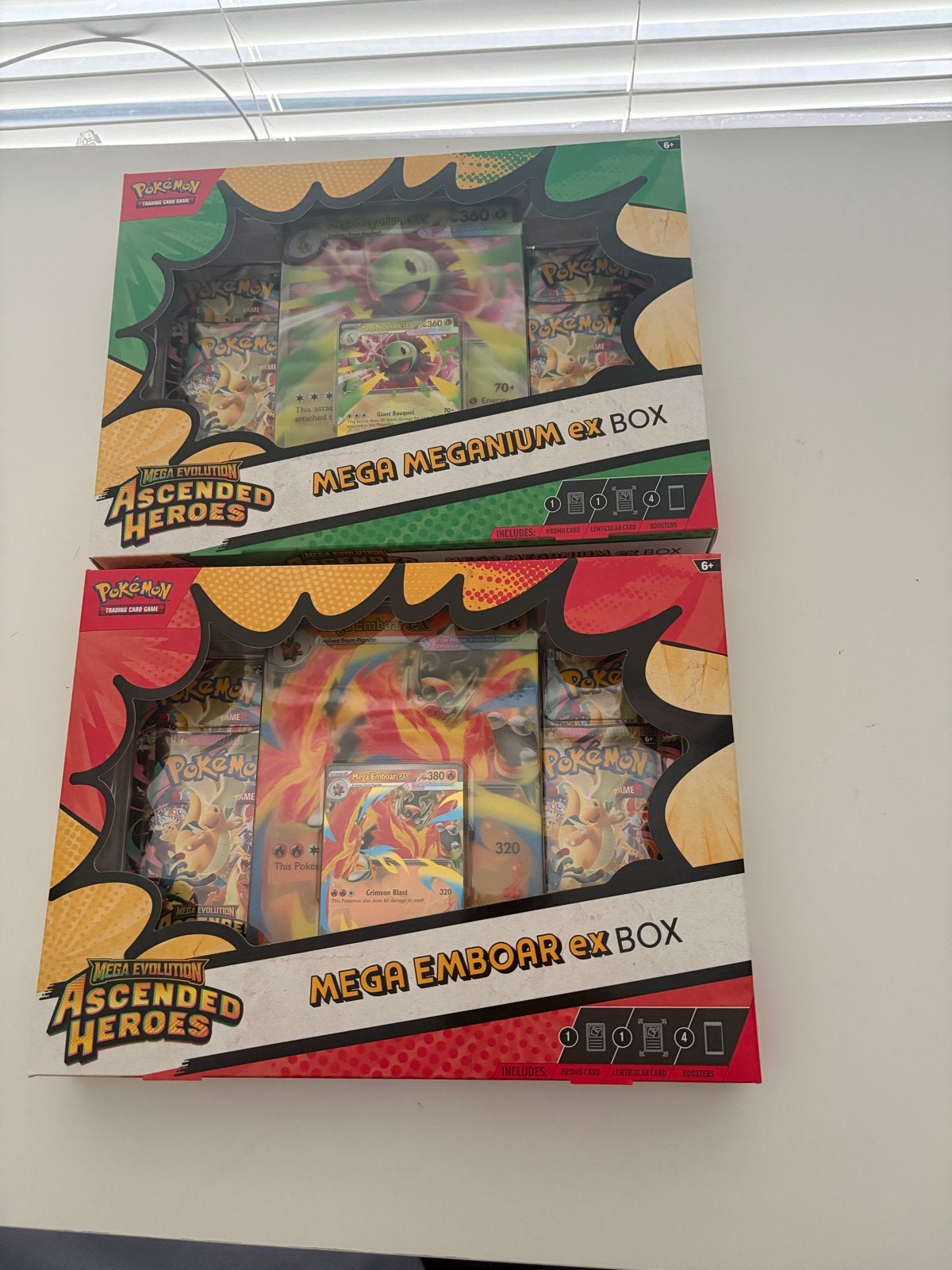 Pokémon Mega Evolution EX Box - Meganium of Emboar (Mint), Ophalen of Verzenden, Nieuw