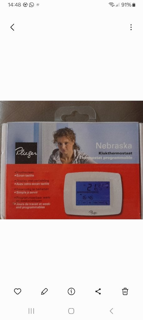 Thermostaat, Ophalen of Verzenden, Nieuw