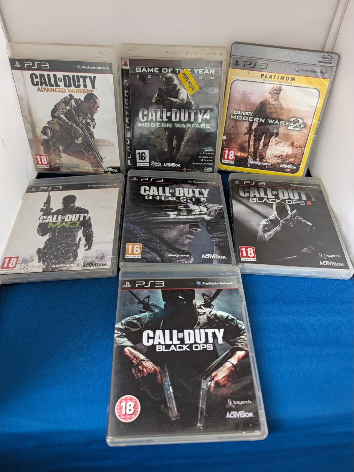 Call of Duty PS3 Collectie: 6 Games, 3 spelers of meer, Ophalen of Verzenden, Shooter, Vanaf 18 jaar