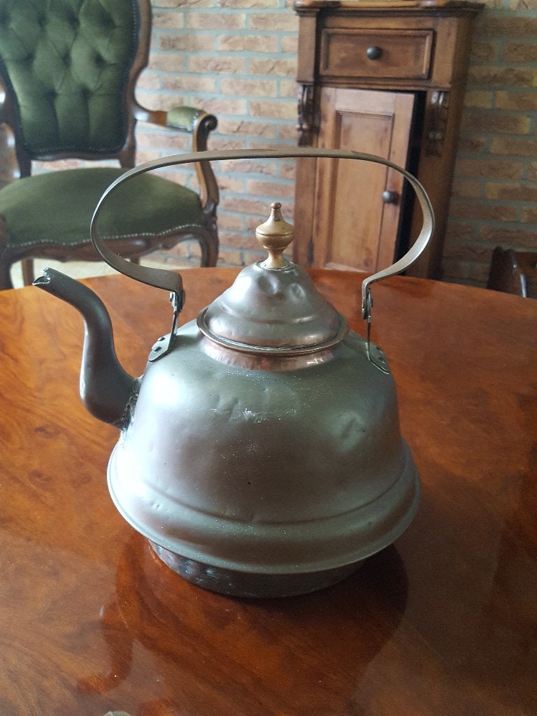 Antieke Koperen Ketel, Ophalen of Verzenden, Koper