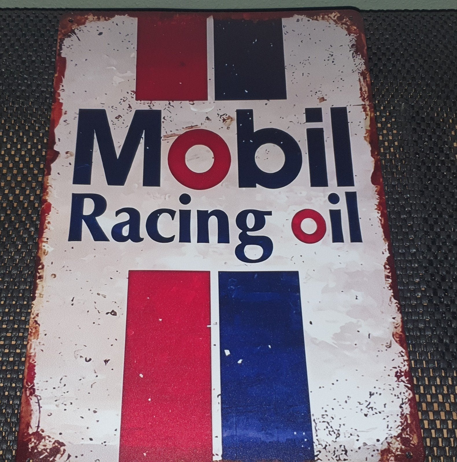 Wandbord mobil Racing, Verzamelen, Merken en Reclamevoorwerpen, Ophalen of Verzenden, Nieuw, Reclamebord