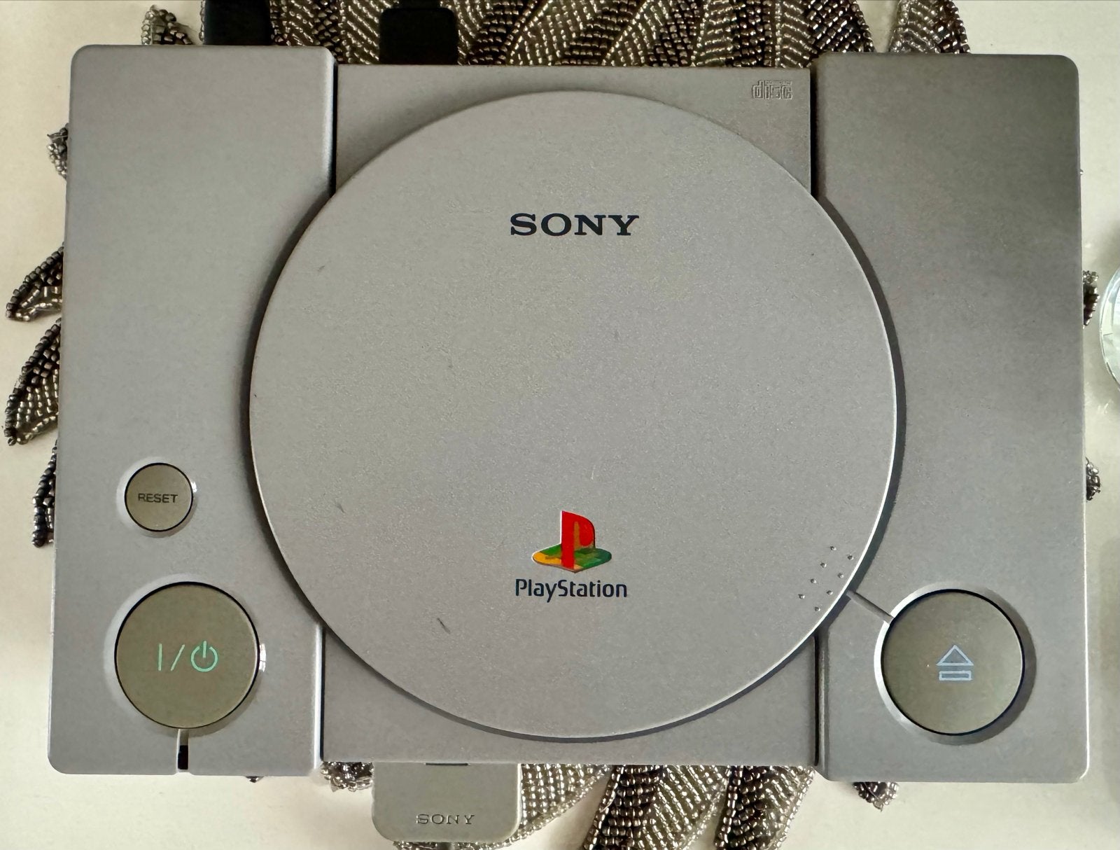 Sony PlayStation 1 (PS1) Classic Console, Ophalen of Verzenden, Gebruikt, Met 2 controllers, Met games