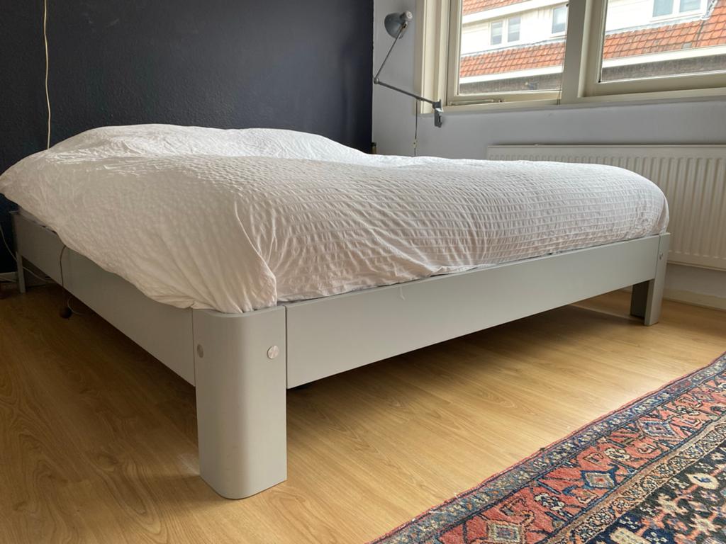 Auping Auronde bedframe 180x200 inclusief spiraalbodem, Huis en Inrichting, Ophalen, Gebruikt, Tweepersoons, 180 cm