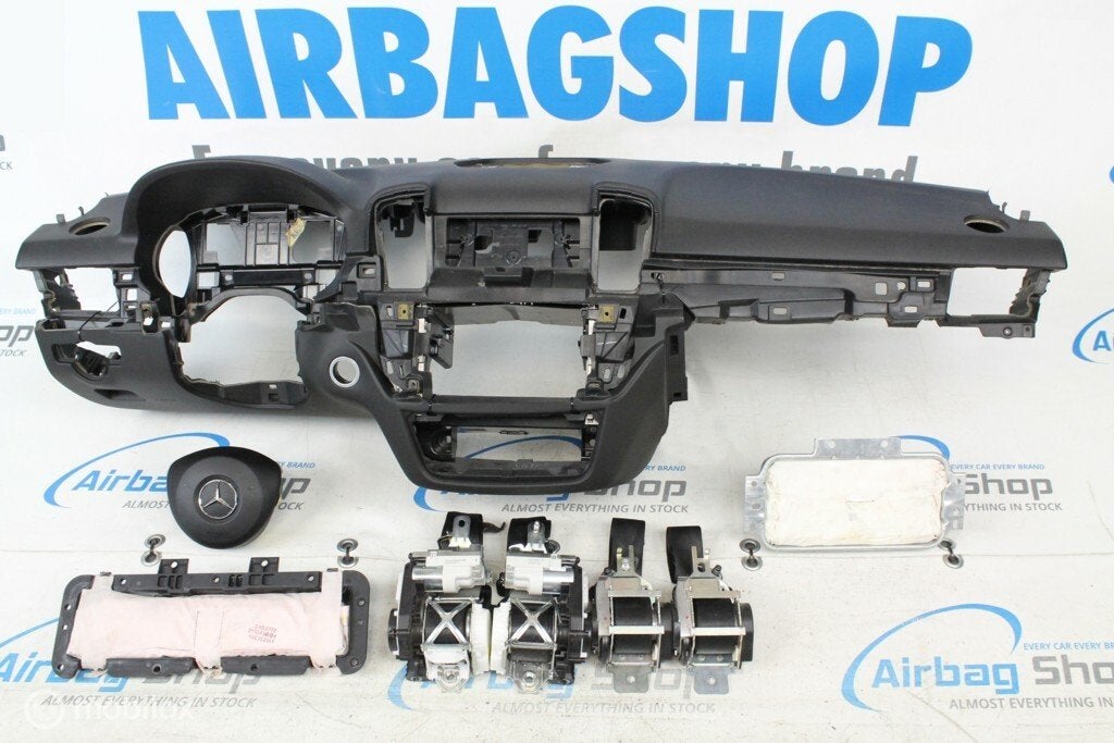 Airbag set Dashboard zwart Mercedes GLE klasse 2015-...., Auto-onderdelen, Dashboard en Schakelaars, Gebruikt, Ophalen of Verzenden