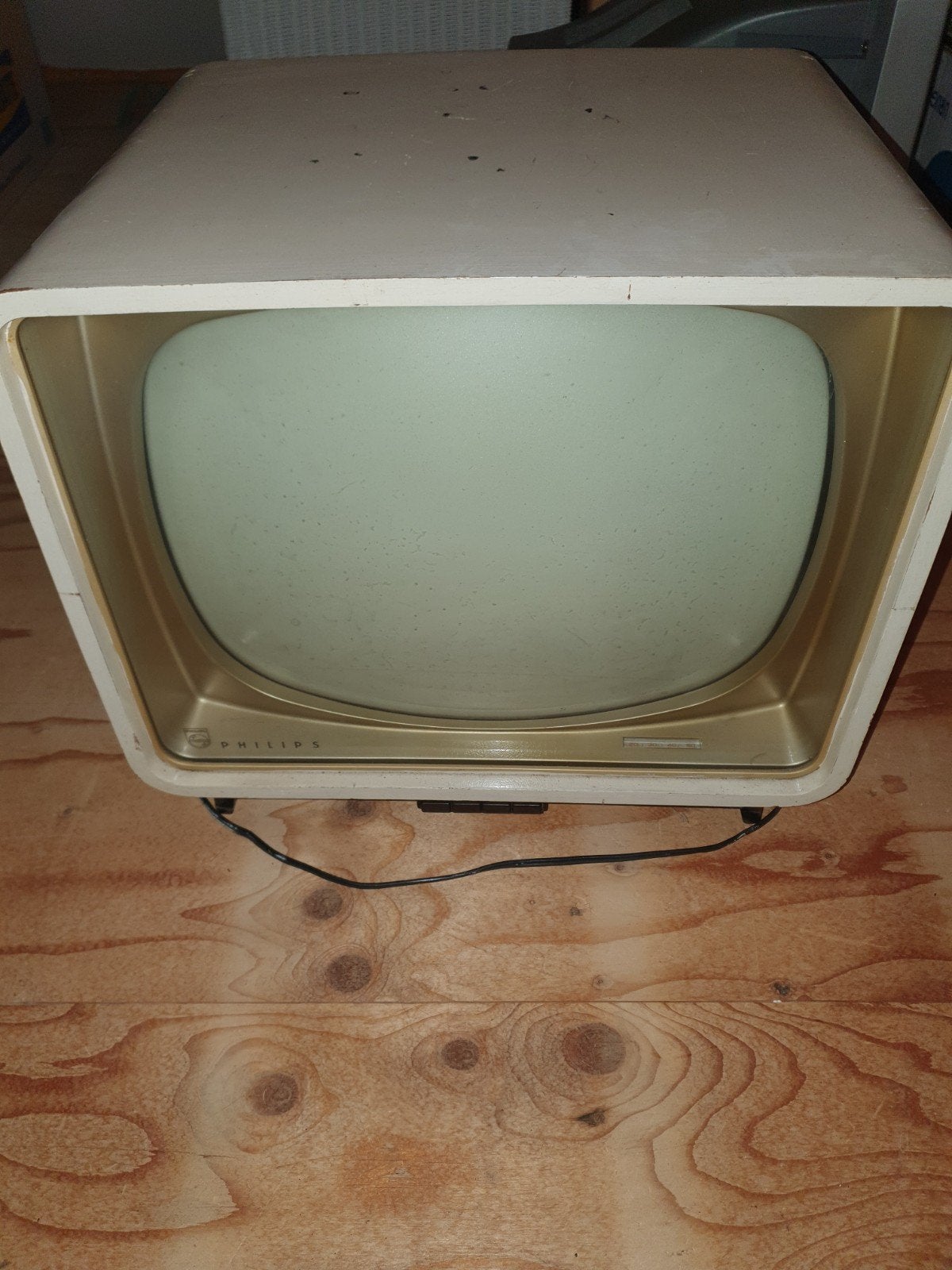 Zwart wit philips televisie, Ophalen, Gebruikt