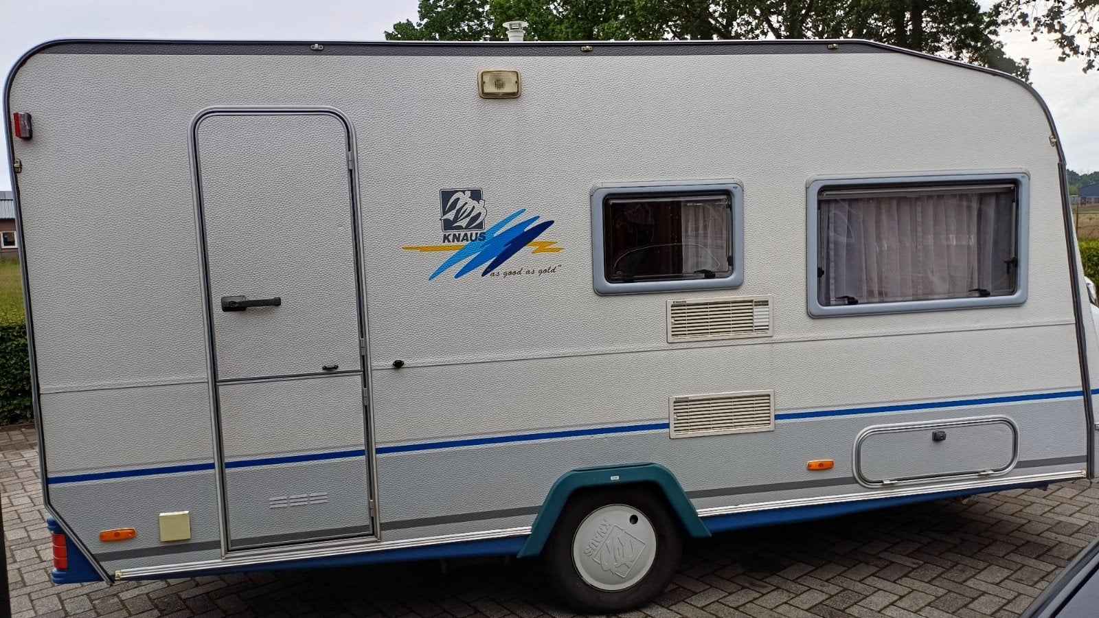 knaus bleu line 400 ,voortent  bwj 1999, Standaardzit, 750 - 1000 kg, Particulier, 4 tot 5 meter