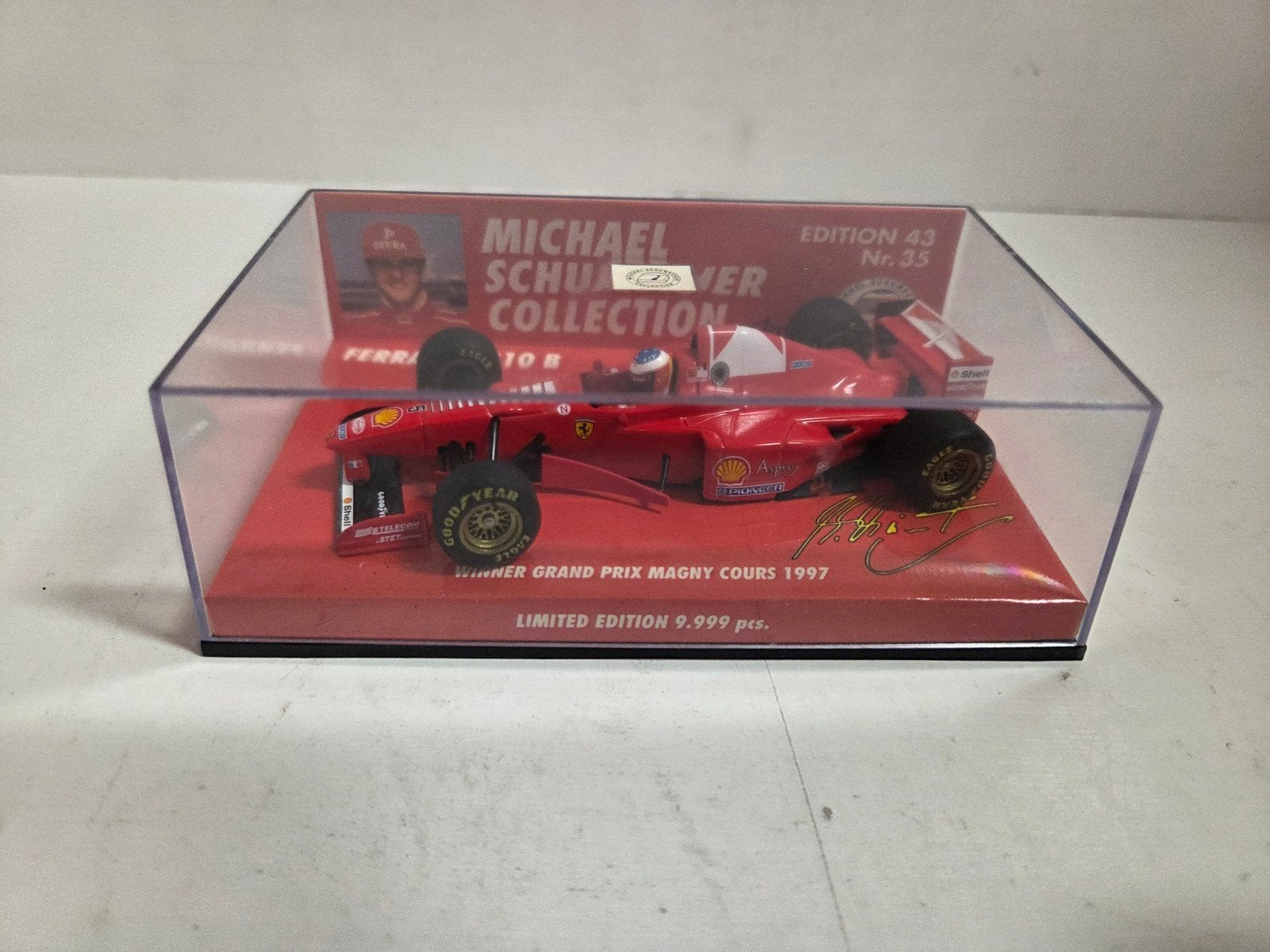 Minichamps F1 Ferrari F310 B Schumacher, Hobby en Vrije tijd, Auto, ., Ophalen of Verzenden, Zo goed als nieuw