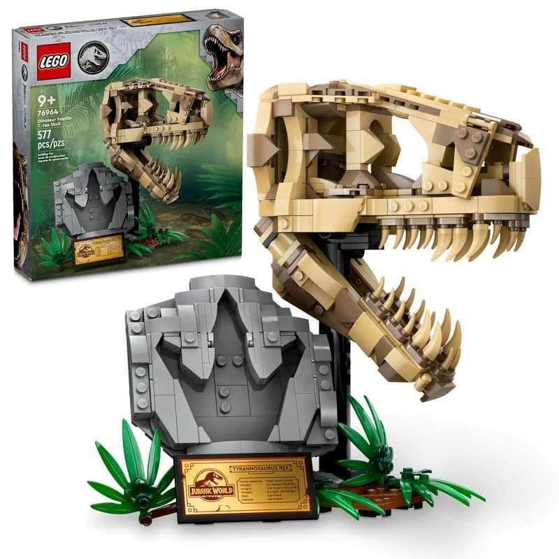 LEGO Jurassic World 76964 – Dinosaur Fossils: T. rex Skull, Ophalen, Jurassic World, Nieuw, Complete set