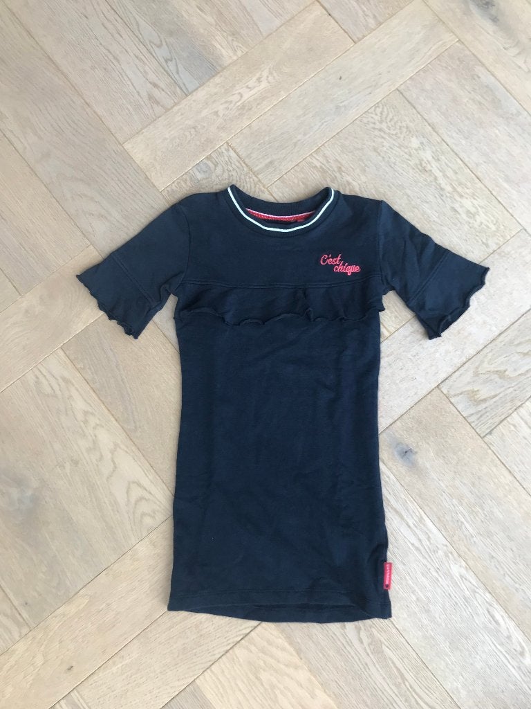 ZGAN mooi donkerblauw zomerjurkje Quapi maat 110/116, Kinderen en Baby's, Kinderkleding | Maat 110, Meisje, Ophalen of Verzenden
