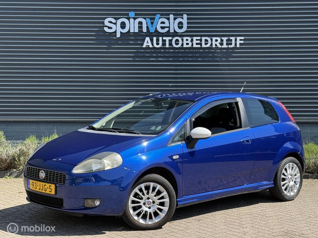 Fiat Grande Punto 1.4 Dynamic - Airco - Elektrische ramen -, Auto's, Voorwielaandrijving, 4 cilinders, Grande Punto, Origineel Nederlands