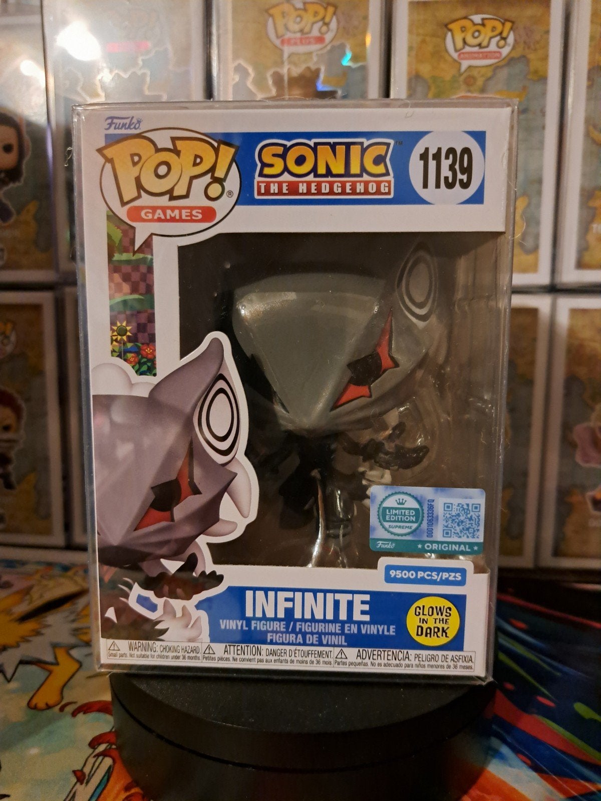 Funko Sonic the Hedgehoge Pop! Games Infinite 1139 GITD, Info@dvlpops.com, Nieuw, Ophalen of Verzenden, FUNKO LLC