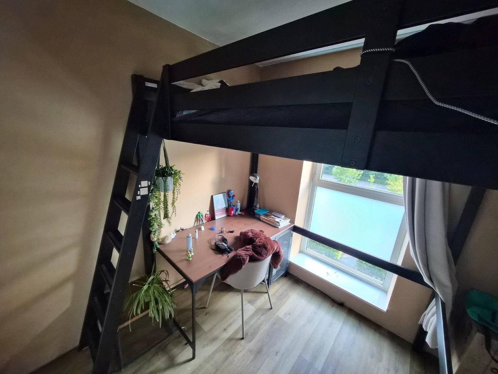 Ikea Stora hoogslaper, Hoogslaper, Zo goed als nieuw, Twijfelaar, 200 cm