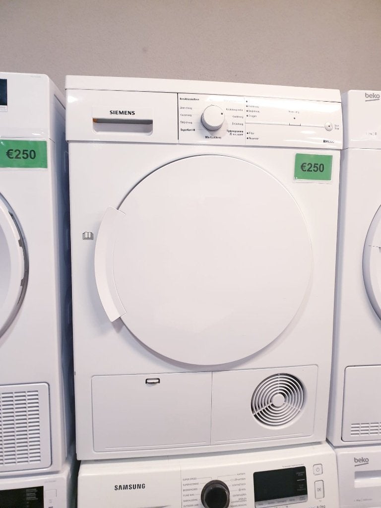 condens droger Siemens 7kg️️️ IQ300 ️️INC GARANTIE, Ophalen, 6 tot 8 kg, Anti-kreukfase, Zo goed als nieuw