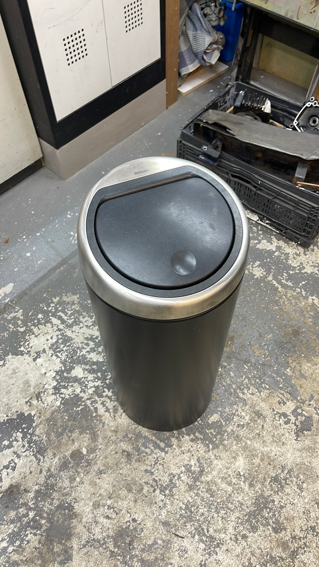 Brabantia prullen bak 30 liter, Ophalen, Zo goed als nieuw, Rvs