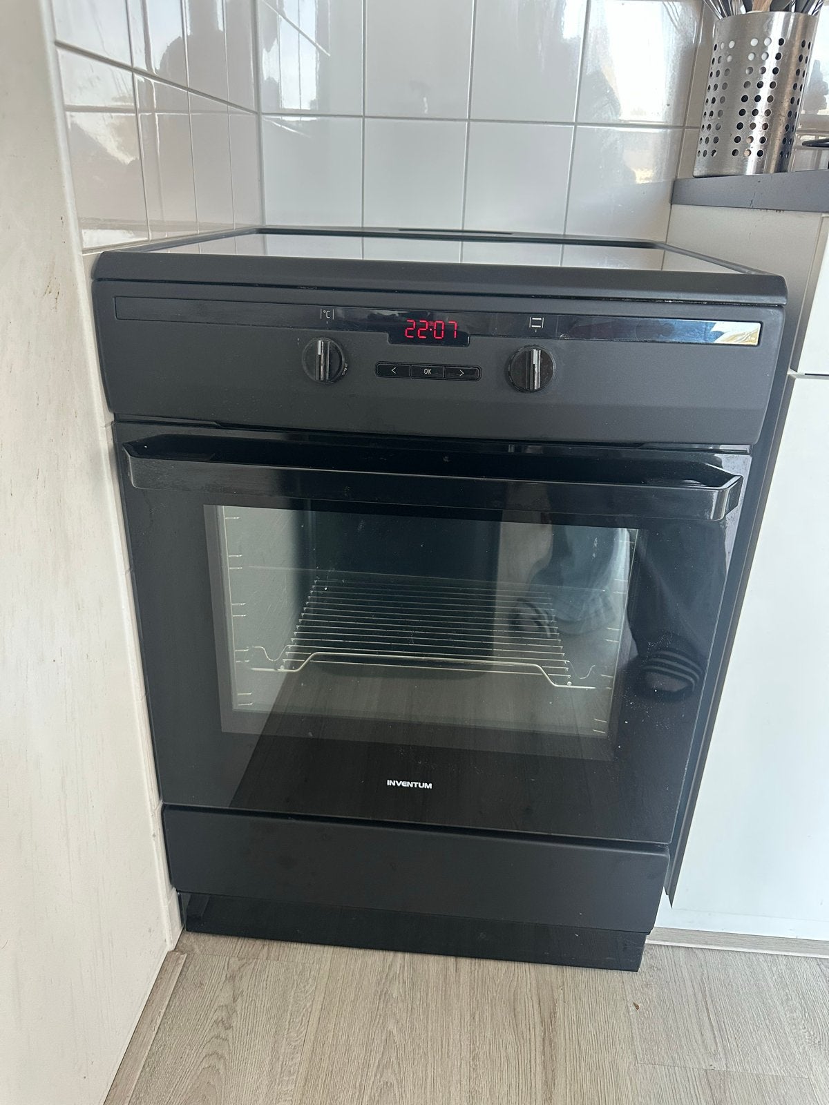 Inventum Vrijstaand Fornuis met Inductiekookplaat en Oven, Ophalen, Gebruikt, 60 cm of meer, 4 kookzones