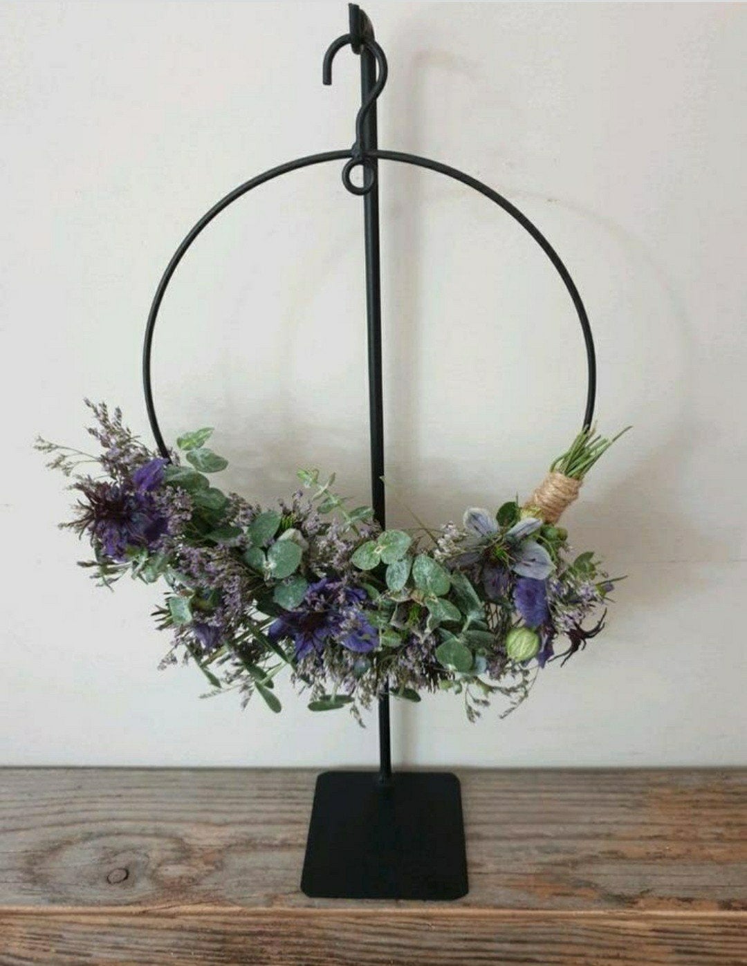 Metalen toef houder - frame met ring, Ophalen of Verzenden, Nieuw, Metaal