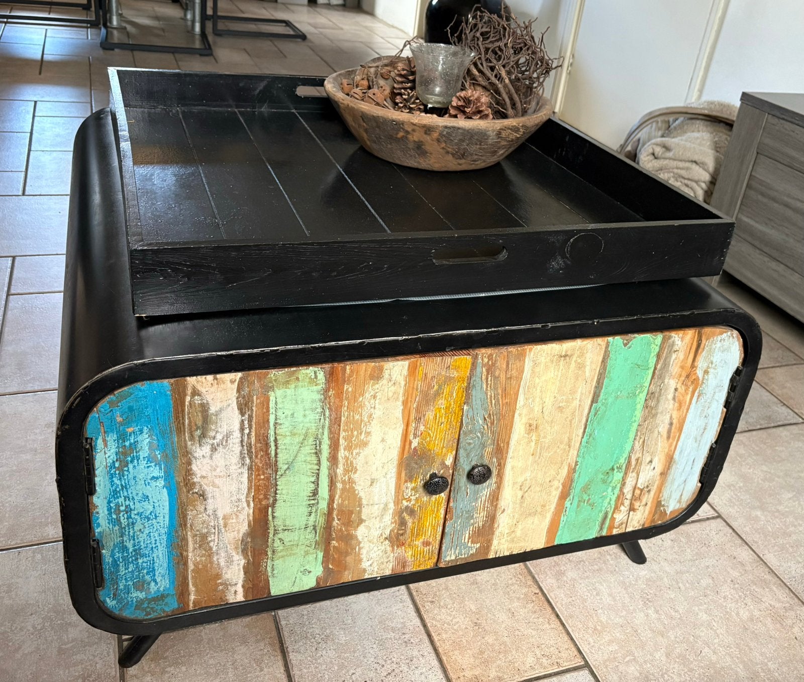 Uniek salontafel(moet weg), Huis en Inrichting, Tafels | Salontafels, Ophalen, 100 tot 150 cm, 50 tot 100 cm, Zo goed als nieuw