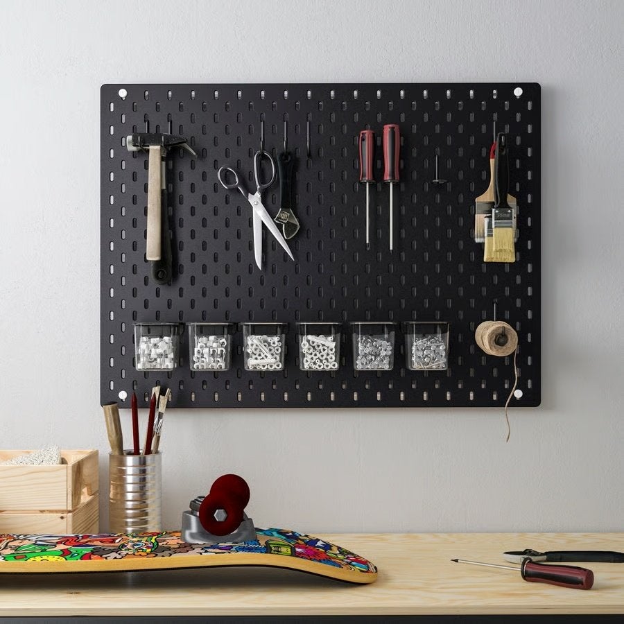 2x IKEA SKÅDIS Ophangbord Zwart (76x56 cm) – NIEUW!, Ophalen of Verzenden, Nieuw, Overige typen