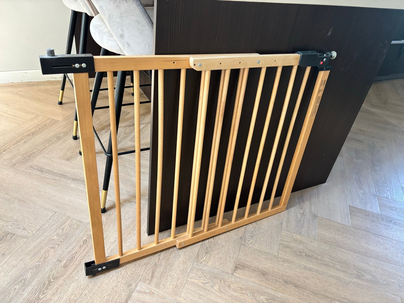 Houten traphekje, Gebruikt, 100 tot 115 cm, Ophalen of Verzenden, Schroefhekje