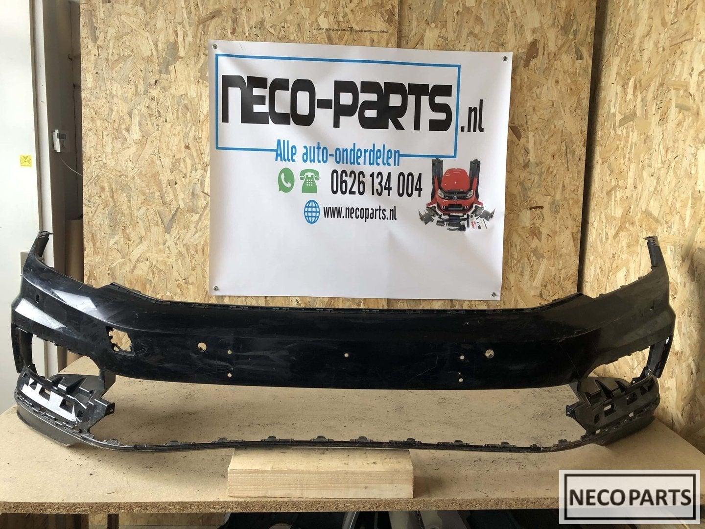 Vw passat b8 3G r line bumper voorbumper 3G0807221D, Ophalen, Gebruikt, -, -