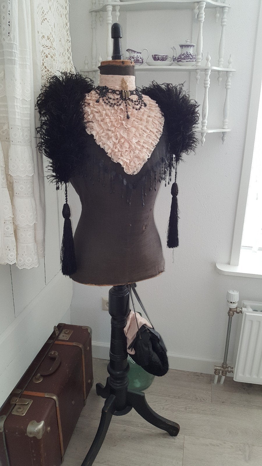 Prachtige shabby paspop., Ophalen