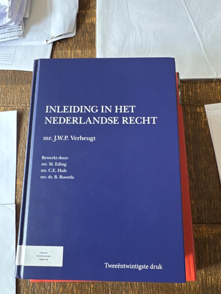 Inleiding in het Nederlandse recht - 22e druk, Boeken, Ophalen of Verzenden, Gamma, Nieuw, WO