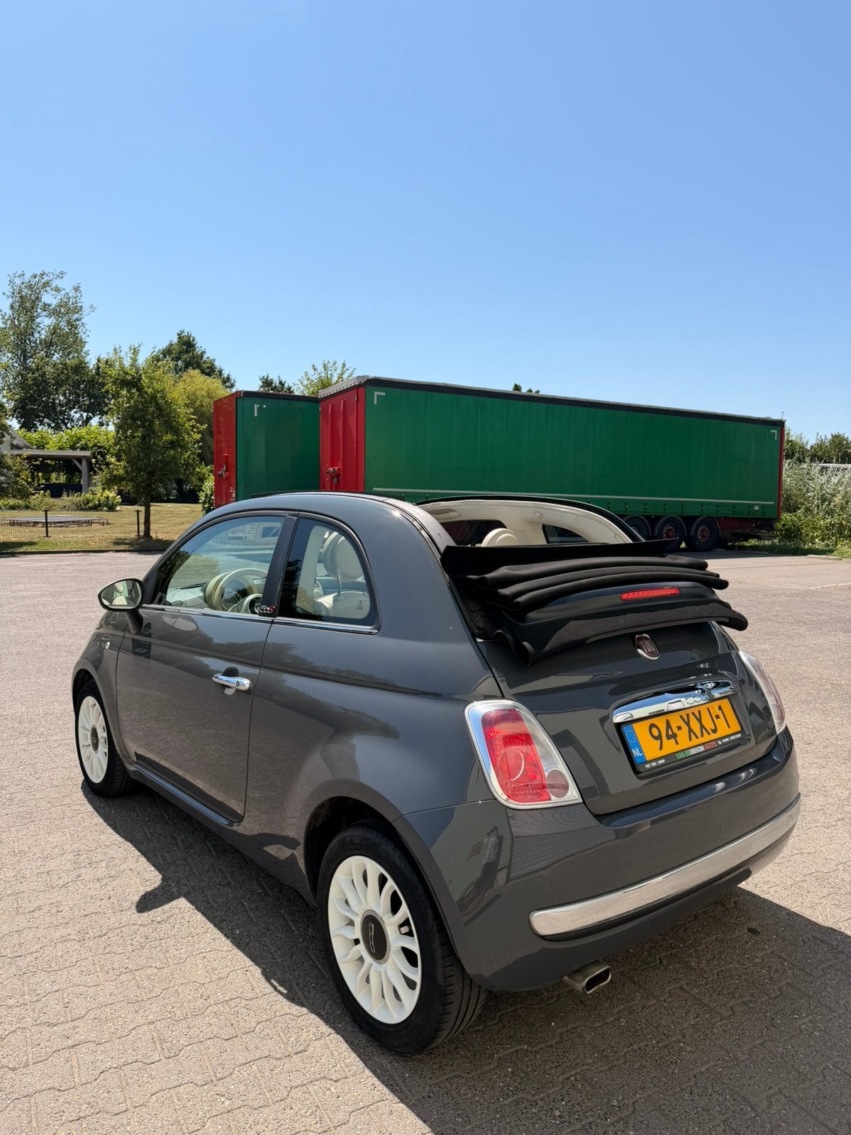 Fiat 500 CABRIO | APK geldig tot 08-04-27, Auto's, 86 pk, Beige, Cabriolet, 875 cc