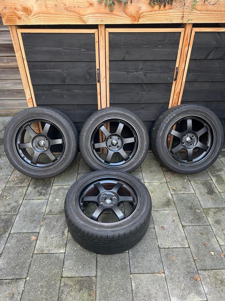 Rota Grid Velgen 16 inch 4x100, Auto-onderdelen, Banden en Velgen, Ophalen, Gebruikt, Velg(en), 16 inch