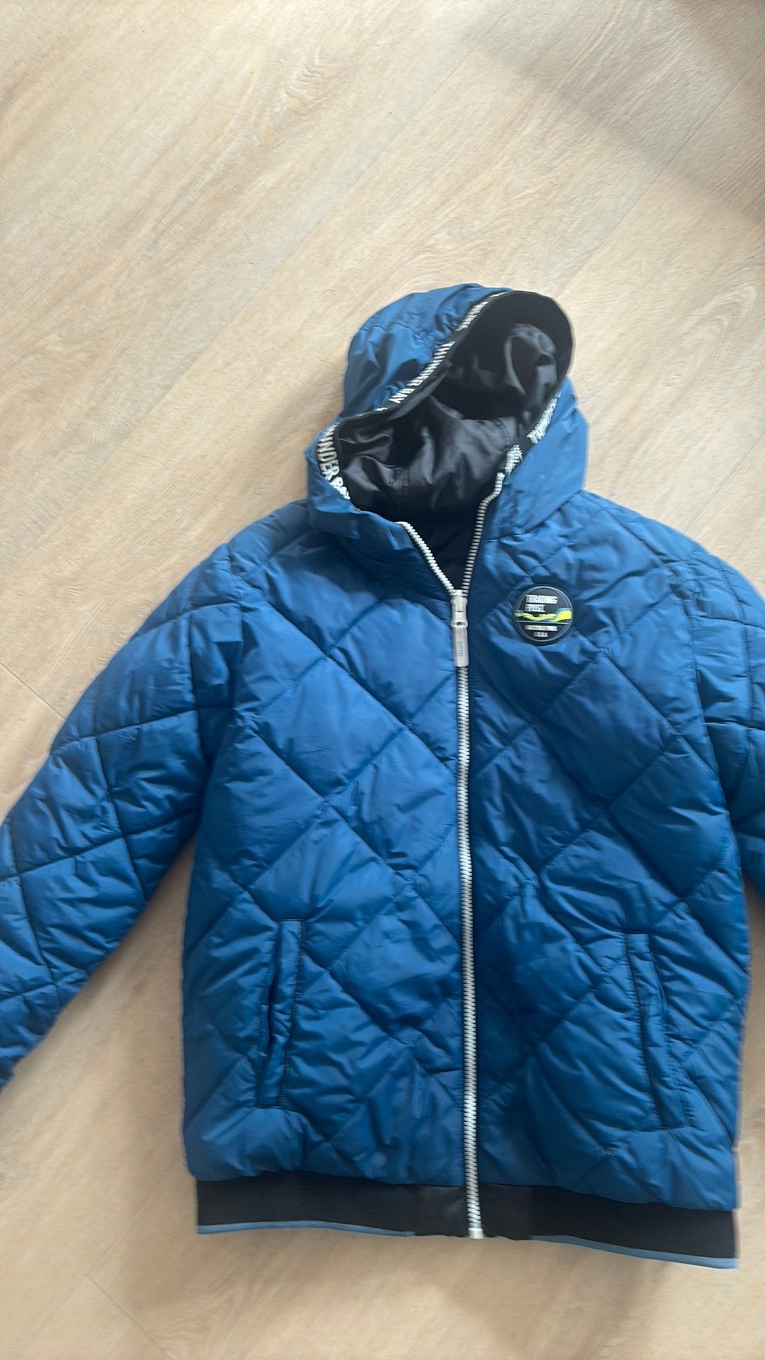 Winterjas jongen maat 176, Ophalen of Verzenden, Zo goed als nieuw, Jongen, Jas