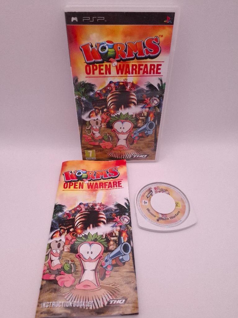 worms open warfare psp, Avontuur en Actie, 1 speler, Ophalen of Verzenden, Zo goed als nieuw