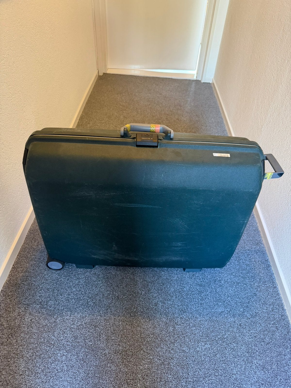 Samsonite koffer, Gebruikt, Hard kunststof, Minder dan 35 cm, Wieltjes