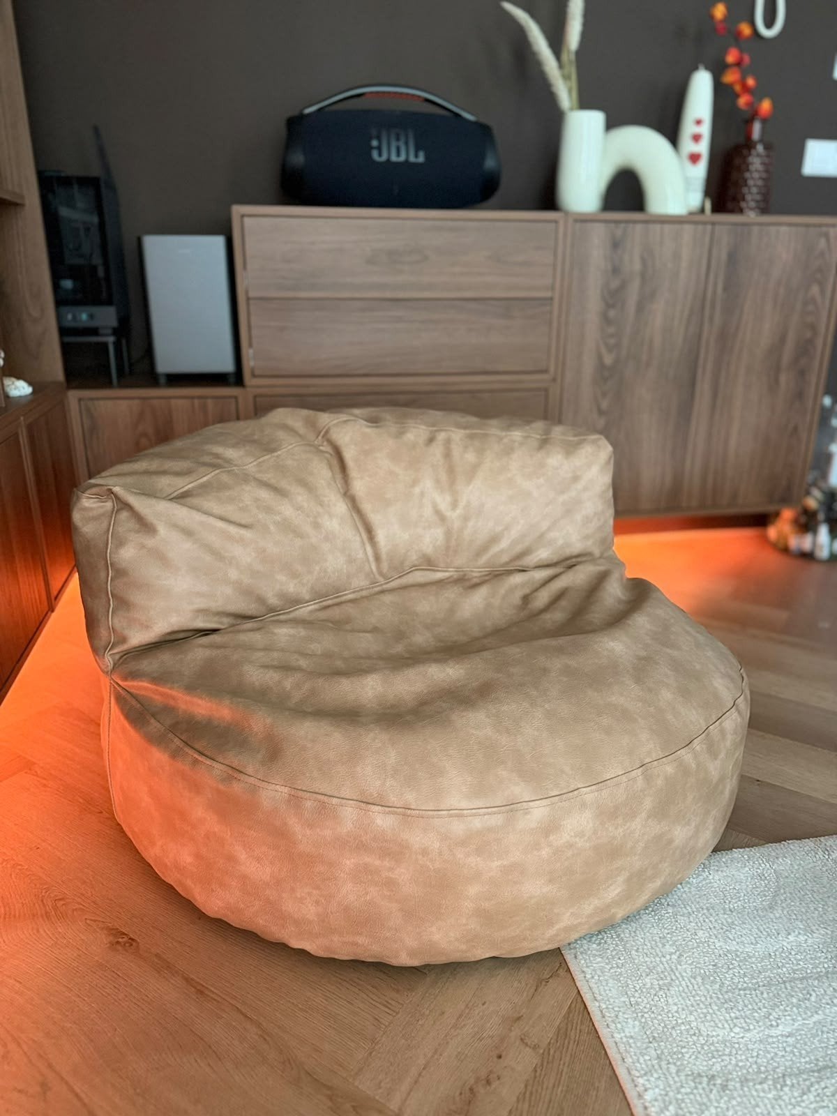 Zitzak Beige, Ophalen of Verzenden, Zo goed als nieuw, Beige