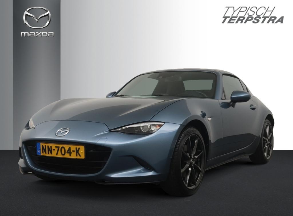 Mazda MX-5 RF SKYACTIV-G 160 GT-M - Nappa Brown Leder, Auto's, Mazda, Te koop, MX-5 RF, ABS, Airbags, Airconditioning, Alarm, Bluetooth