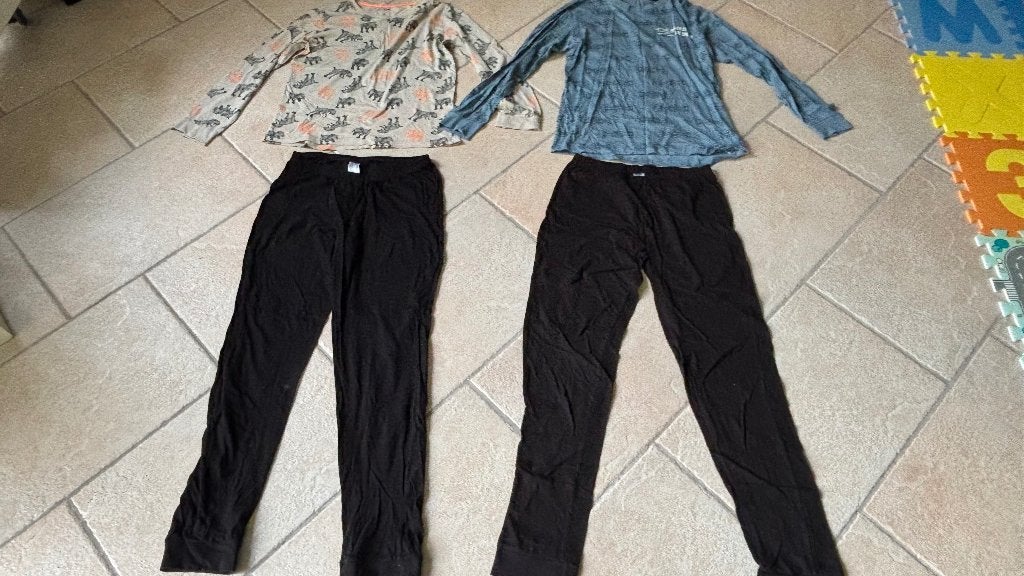 Pyjama’s, winter pyjama’s lang maat 170/176, Ophalen of Verzenden, Gebruikt, Jongen of Meisje, Nacht- of Onderkleding
