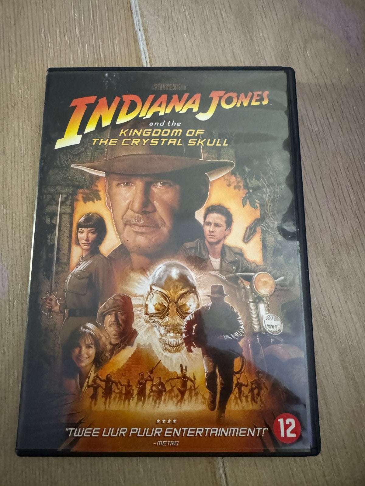 Indiana Jones and the Kingdom of the Crystal Skull DVD, Vanaf 12 jaar, Ophalen of Verzenden, Gebruikt, Actiethriller