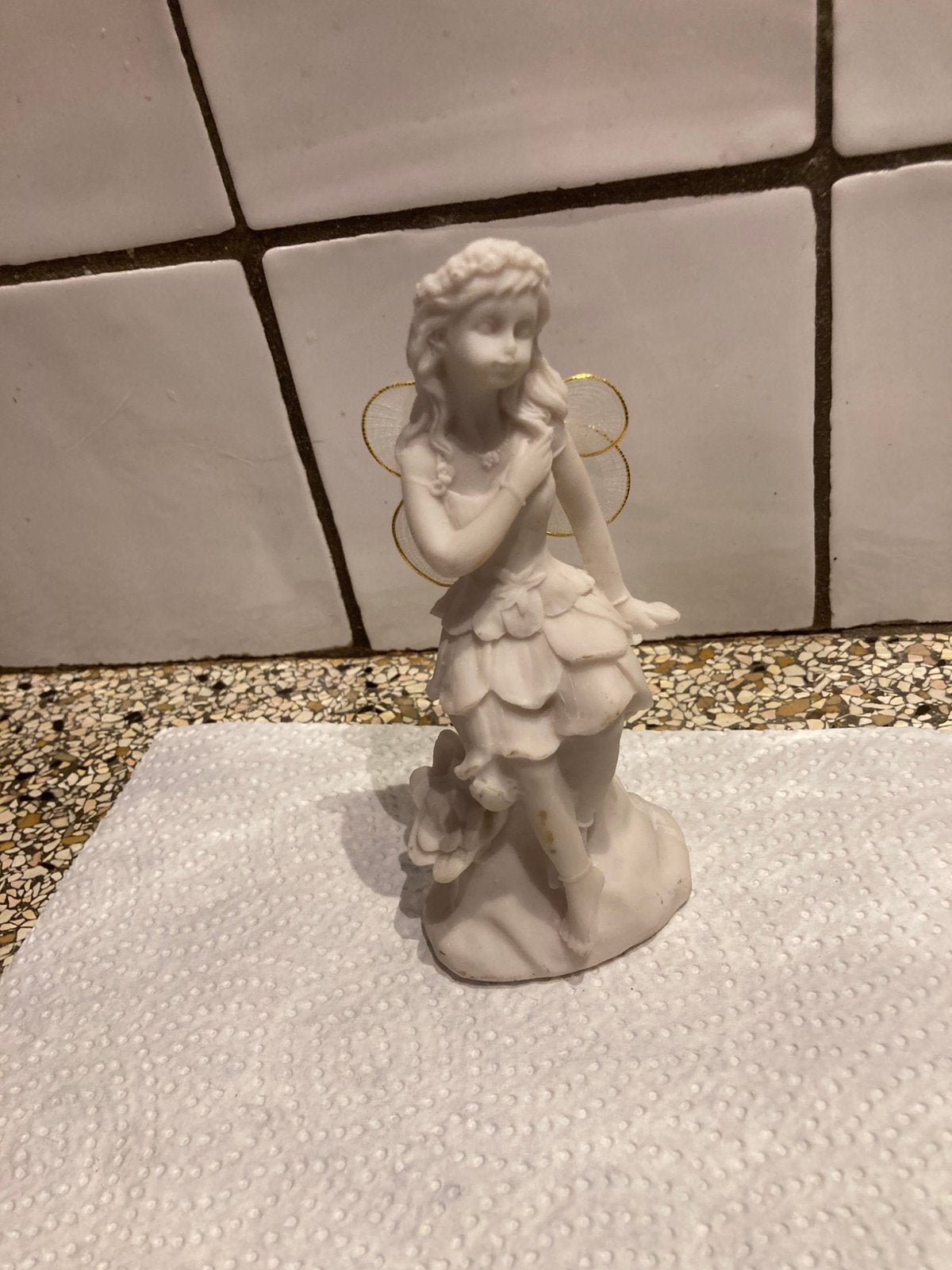 Lief beeldje elfje, Ophalen of Verzenden, Zo goed als nieuw, Dier