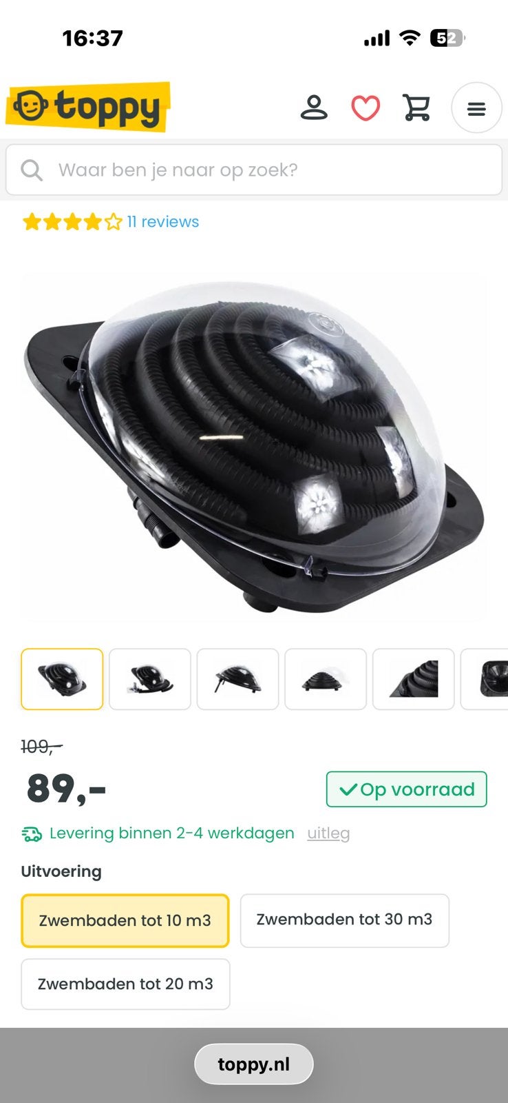 Zwembad solarbol trapje ondervloer flowclear pomp, Ophalen, Minder dan 80 cm, Zo goed als nieuw, Opzetzwembad