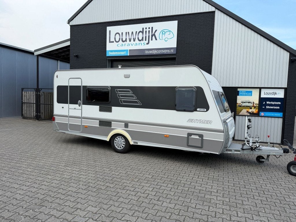 ERIBA Jive 505 TK '14 (6 pers. Fransbed), 7 tot 8 meter, Bedrijf, Treinzit, Eriba